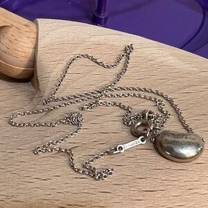 Tiffany & Co Peretti Bean sterling silver 925 necklace